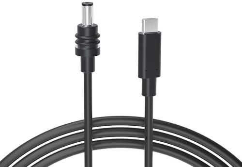 Steinwhale Cable de alimentación CC a USB-C de 19 AWG para Starlink Mini de 15 m, conector de barril impermeable para uso en exteriores, soporta entrada PD de 100 W, 20 V/5 A, compatible con fuente de