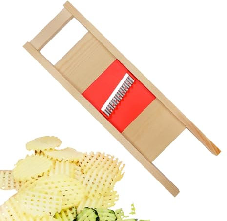 Slicer Gemüseschneider | Kartoffelhobel Wellen | Gewellter Küchenhobel | Edelstahl-Kartoffel-Pommes-Frites-Schneider | Küchen-Schneideartefakt - Kartoffelchipschneider Aus