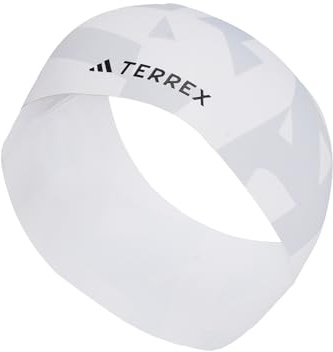 adidas Unisex TERREX CLIMACOOL GRAPHIC HEADBAND, white/dash grey, XL