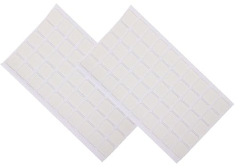 HAWILLOSCH 100stücke Doppelseitiges Klebeband Quadratische Klebesticker Transparente Doppelseitige Klebepads Vorgeschnittenes Klebeband Für Heimwerkerprojekte Nano-sticker Für Wandmontage Ohn