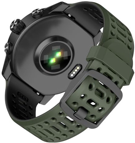 MYSNBKN Uhrenarmband für Coros Pace 2/ Apex 42mm/ Apex 2 Uhrenarmband, 20mm Ersatzarmband aus weichem Silikon