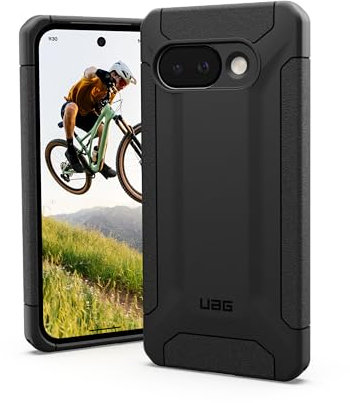 Urban Armor Gear Scout Case Google Pixel 9a Custodia (Certificata ufficialmente Made for Google, Resistente alle cadute secondo gli standard militari, Bordo rialzato) nero