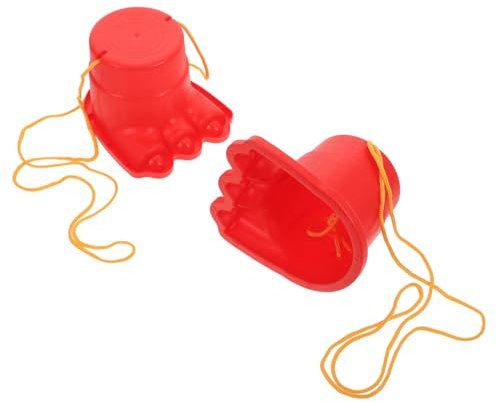 TOBBOMEY Entwickeln Sie Die Gleichgewichtsfähigkeiten Von Jungen und Mädchen. Stelzen für Jungen und Mädchen. Sensorisches Trainingsspielzeug für Draußen