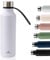 Combo Delight Trinkflasche Edelstahl 580ml,Thermosflasche Auslaufsicher,BPA-frei Isolierflasche,Thermo Trinkflasche Kalt&Warm für Sport und Büro Inklusive Reinigungsbürste-weiß