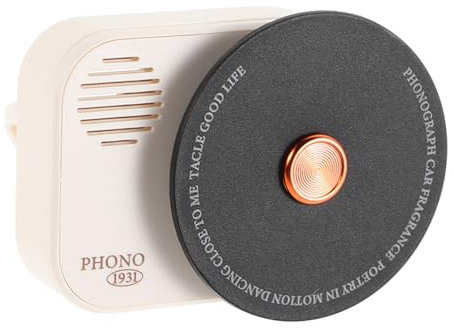 HEALLILY Auto-Aromatherapie-Plattenspieler auto Autoparfum Automatischer Aromadiffusor Automatische Aromatherapie Duftspender fürs Auto Autodüfte weißes Autozubehör Plastik