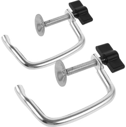 Gatuida 2pcs Pasta Machine Handle Manual Noodle Maker Tool Replacement for Kitchen Pasta Accessories Tools Clip Noodles Clamp