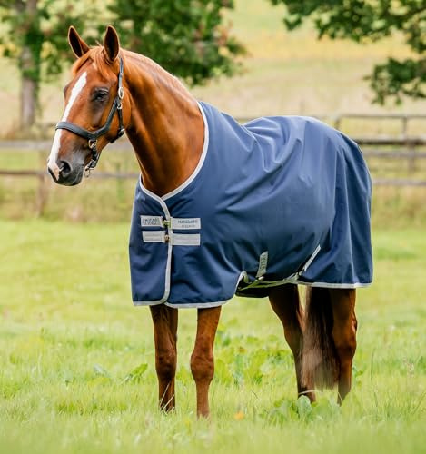 Horseware® Amigo® Ripstop 900D Pferdedecke, 200 g, Marineblau/Titangrau, 183 cm