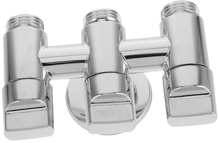 SOPOTUTU Valvola Di Intercettazione Acqua in Acciaio Inossidabile Connettore Per Tubo Acqua Deviatore Per Bidet e Doccia Adattatore Per Installazioni Idrauliche