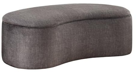 Riess Ambiente Polsterbank Elemental - 120cm - Graphit grau - Samt Stauraum
