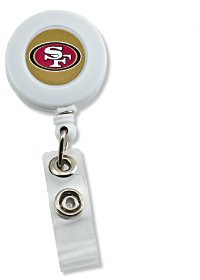 aminco NFL San Francisco 49ers Abzeichenrolle, Weiß