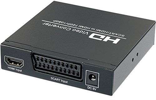 Speaka Professional AV Konverter SP-HD/SC-01 [SCART - HDMI, Klinke, Cinch-Digital] 1920 x 1080 Pixel