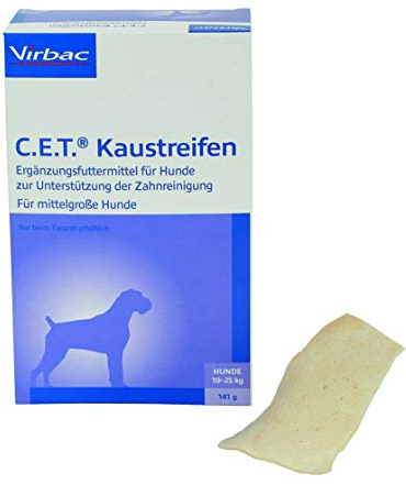 Virbac C.E.T. Kaustreifen für Hunde unter 30 kg zur Zahnpflege - 141g