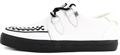 T.U.K. Creeper Sneakers für Damen & Herren – Schnürschuhe aus Leder und Wildleder mit Memory‑Foam‑Innensohle – Punk, Gothic, Rockabilly & Alternative Mode