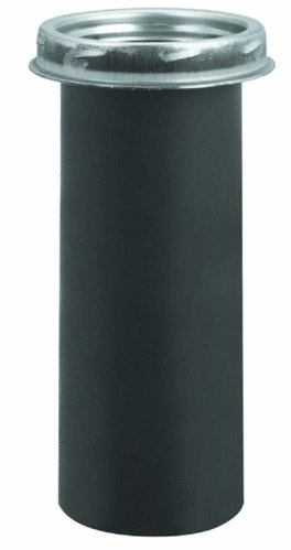 Selkirk Metalbestos 6T-DSAC Matte Dripless Smoke Pipe Apapter with Coup, 6-Inch, Black