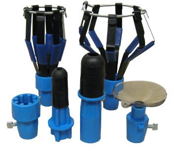 Ettore 48350 Bulb Changer Kit without Pole, Blue