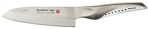 Global Sai SAI-M03 - Cuchillo Santoku diseño de martillo