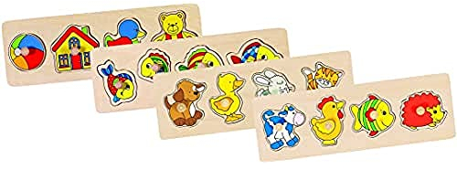 Goki 57516 Powerdisplay, Lift-Out Puzzles, gemischt