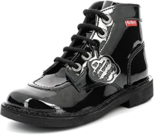 Kickers Kick Col Stivali Bambina, Nero (Noir Vernis Perm 83), 29 EU