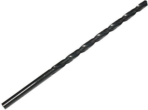 10 x 4mm Long Series Drill Bits Ground HSS Twist High Speed Steel Long Drills by AllTrade Direct by AllTrade Direct