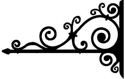 Metall-Design-Dithmarschen Wandausleger, Halter für Schilder & Logo Außen aus 3mm Stahl