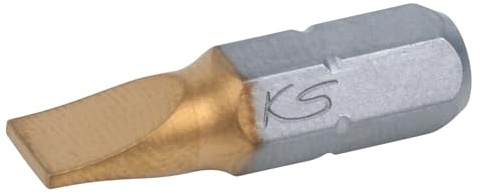 KS Tools 911.2622 1/4 TiN Bit Schlitz, 25mm, 5,5mm