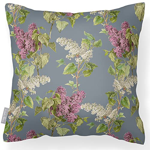 Izabela Peters Waterproof Outdoor Cushion, 43 cm, Filled Evening Garden - Grey, Garden Furniture Seat Cushions for Chairs