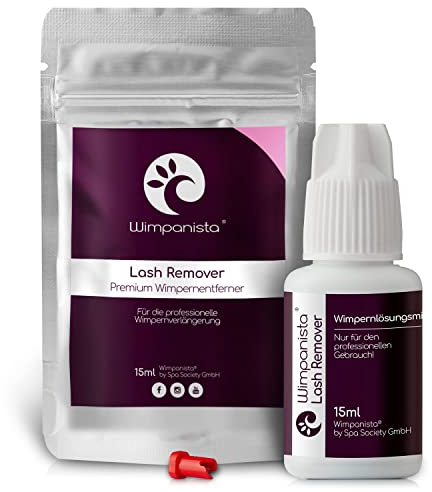 Wimpanista® Wimpern Entferner - Lash Remover - für die Wimpernverlängerung - Entferner von Einzelwimpern und Kleberesten (15ml)