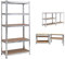 Lagerregal Kellerregal Werkstattregal Schwerlastregal Einstellbar Regal bis 875 kg, 170x75x30cm Metall-Regal Regalsystem für Garage, Werkstatt, Speisekammer - Verzinkt