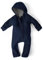 Ehrenkind® WALKOVERALL | Baby Wollwalk-Overalls aus Merino Schurwolle mit Reißverschluss | Walk Wolle Woll-Anzug für Kleinkind und Baby | Blau Gr. 74/80