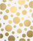 WANDfee Wandtattoo Punkte I gold I Wandsticker Wandaufkleber Wanddeko für Kinderzimmer Babyzimmer Mädchen Junge