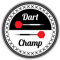 SUIFENG Aufkleber 13Cm X 13Cm Mode Dart Champ Sport Abzeichen PVC Motorrad Auto Aufkleber