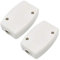 FUJIE 2 Stück Abzweigdose 3-Poliger Elektrische Anschlussdose Weiß Connector Block Junction Box