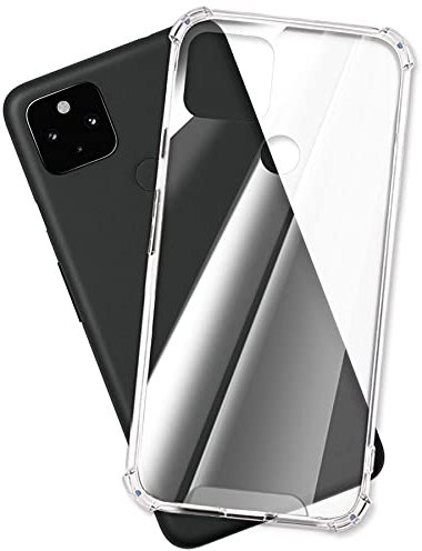 mtb more energy® Case Soft Armor kompatibel mit Google Pixel 4a 5G (6.2'') - Anti Shock Verstärkung - 1,5mm TPU - Schutz-Hülle Cover Tasche Handyhülle