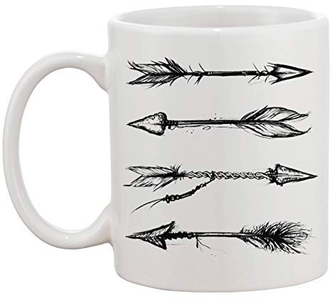 Different Arrow Style Weiße Tasse Kaffee Tee Männer Frauen Keramik Coffee Tea Mug Cup