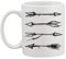 Different Arrow Style Weiße Tasse Kaffee Tee Männer Frauen Keramik Coffee Tea Mug Cup