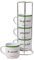 Silver Buffalo Friends Central Perk Keramikbecherstapel, gestreiftes Muster, 284 ml, 4 Stück