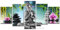 Wondbeau Leinwanddrucke Modulare Wandkunst Wandaufkleber 5 Teiliges Wandbild Druck auf Leinwand Malerei Moderne Abstrakte Poster Mit Rahmen XL/200cm×100cm Buddha Orchidee Bambus Wasser Zen