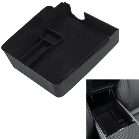 Centre console organiser tray, compatible with Tesla Models 3 / Y. Armrest storage box. Car Accessories. Armrest Storage Tray.