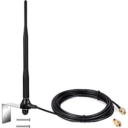 Nelawya Smart Gate Türöffner Garagentor Antenne 433,92 MHz Langstreckenempfänger 3 m Kabelantenne mit geringem Verlust Kompatibel mit Allen Sommer GTO Mighty Mule Toröffnern der Serie