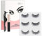ILantule Magnetische Wimpern 3 Paare,Magnetische Wimpern mit Eyeliner,Magnetic Lashes Set,Wasserdicht und wiederverwendbar