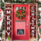 Skytowards Pancarta de Navidad Feliz - Decoración para Puerta, Ventana y Balcón (30 * 180cm)