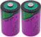 DCYNXC (2Pcs) TL-5902 1200mAh 3.6 Volt PLC Lithium Batteries for Tadiran 1/2AA TL-5902/S ER14250 Battery