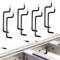 Gisafai 10 Pcs Ladder Bike Garage Hooks Screw in Storage Hanger Wall Mount Heavy Duty Shelf Organizer for Bike Foldable Chair Garage Organization Vinyl Coated (Ladder)