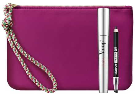 PUPA Vamp! Volume + Multiplay Make-up Set (Mascara 9ml + Mini Multiplay Deep Black 0,8g + Pouch)