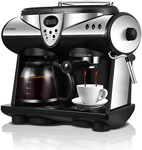 HWSY American/Italian 2 Flavors Espresso Coffee Machine Double Pumps and Boilers Cappuccino Latte Macchiato Mocha Milk Froth Maker 20Bar Interesting