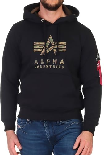 Alpha Industries Herren Alpha Industries Camo TPU Hoodie für Herren Kapuzenpullover (1er Pack)