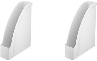 Leitz Stehsammler A4, Für Verwendung im Hoch- und Querformat, Weiß, Plus Serie, 24760001 (Packung mit 2)