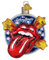 Old World Christmas The Rolling Stones Hängende Zunge aus Glas