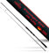 Paradox Fishing Firetiger Spinnrute I 2,1m 5-20g I Spinnruten perfekt für Barsch Rute