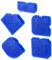 QWORK® 5 Pezzi Spatola in Silicone, Strumenti per Sigillatura in Silicone, Spatola per Giunti in Silicone, Utensile Smontaggio del Silicone, per Acrilico e Silicone